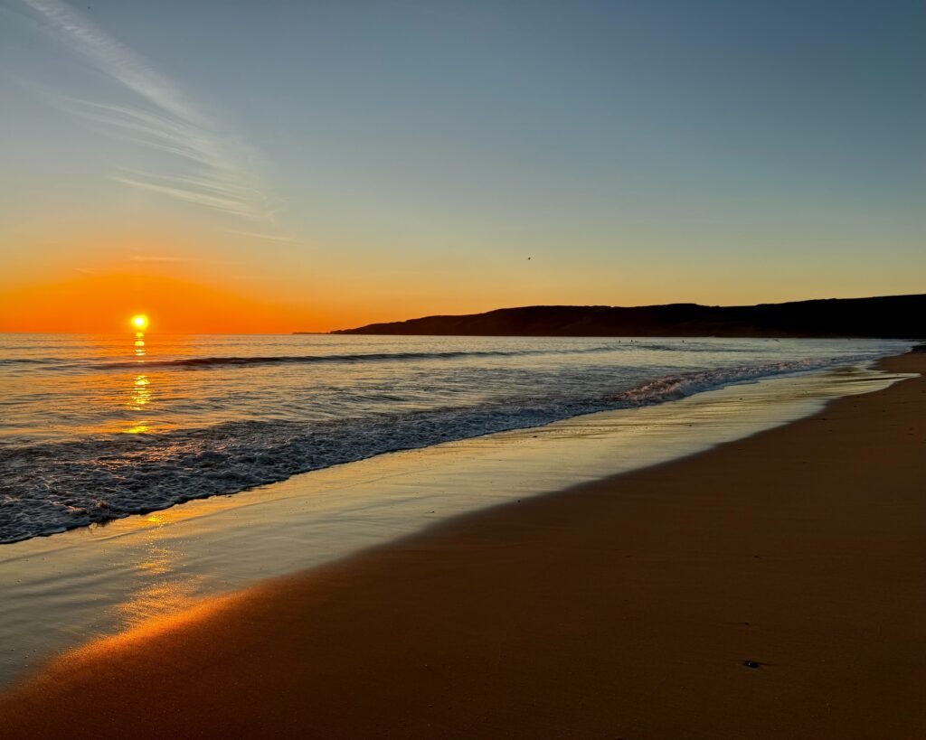 Sunset at Freshwater West, Pembrokeshire, Wales
