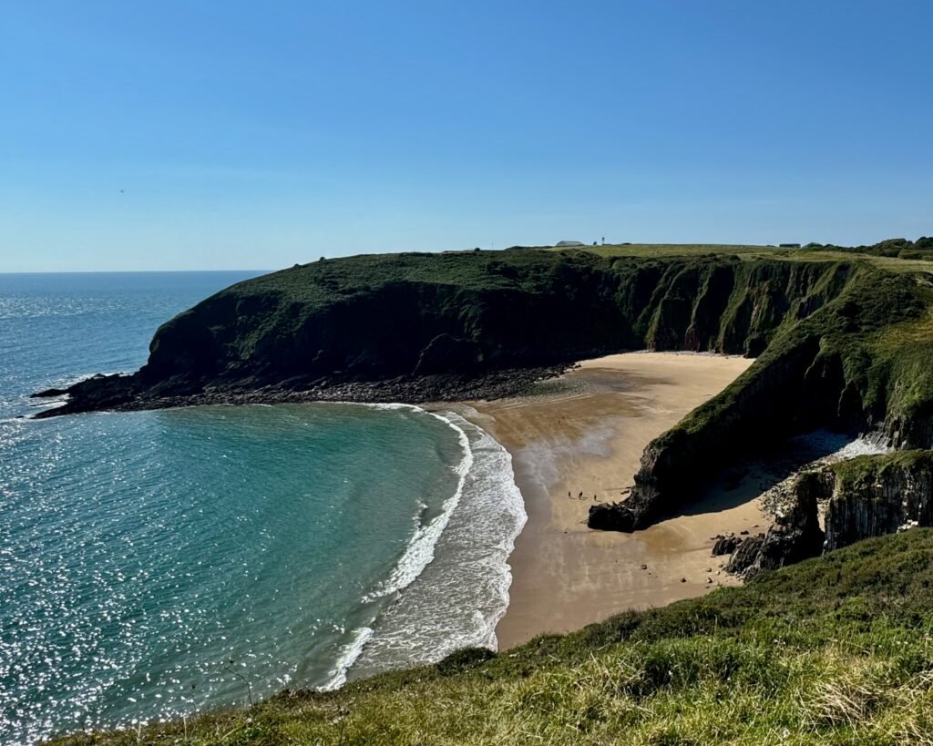 Shrinkle Haven from the coast path, Pembrokeshire, Wales