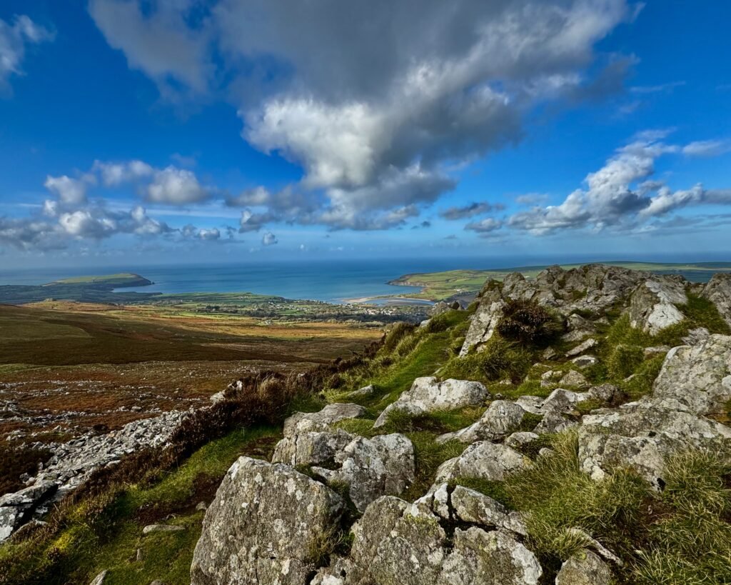 Newport and Dinas Head from Carningli Mountain, Pembrokeshire, Wales