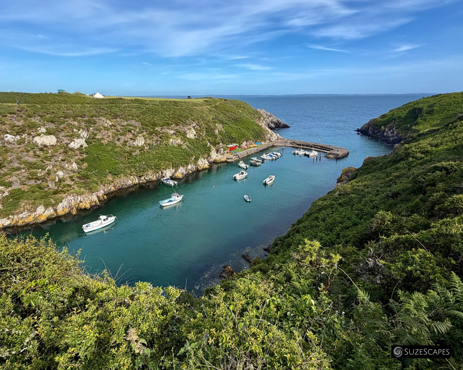 Porthclais Harbour, Pembrokeshire, Wales