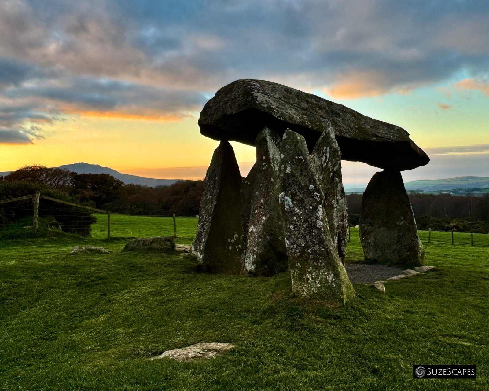 Golden hour at Pentre Ifan, Pembrokeshire, Wales